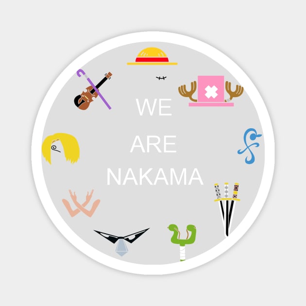 We Are Nakama Magnet by eatyourmattress